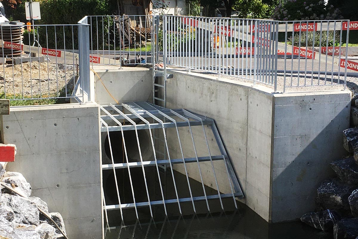 Einlaufbauwerk Rickenbach